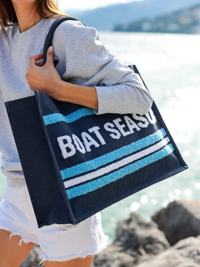 Boat Season Beach Bag