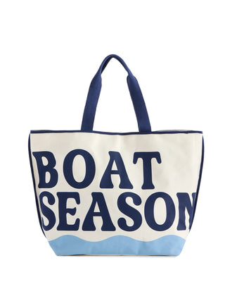 Boat Season Ivory Tote