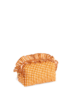 Burnt Orange Small Lucy Zip Pouch by Shiraleah