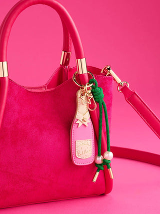 Champagne Bottle Bag Charm