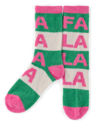 Green Fa La La Socks