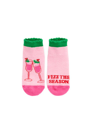 Pink Fizz the Season Socks