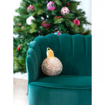 Champagne Sequin Small Bauble Pillow