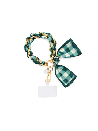 Green Gingham Phone Wristlets - J.A. Whitney