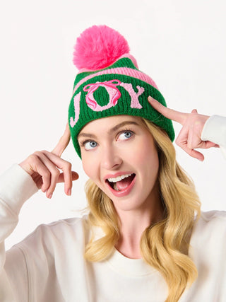 Green Joy Beanie Hat