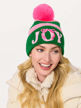 Green Joy Beanie Hat
