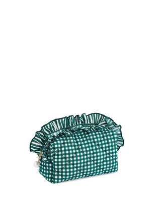 Green Small Lucy Zip Pouch by Shiraleah