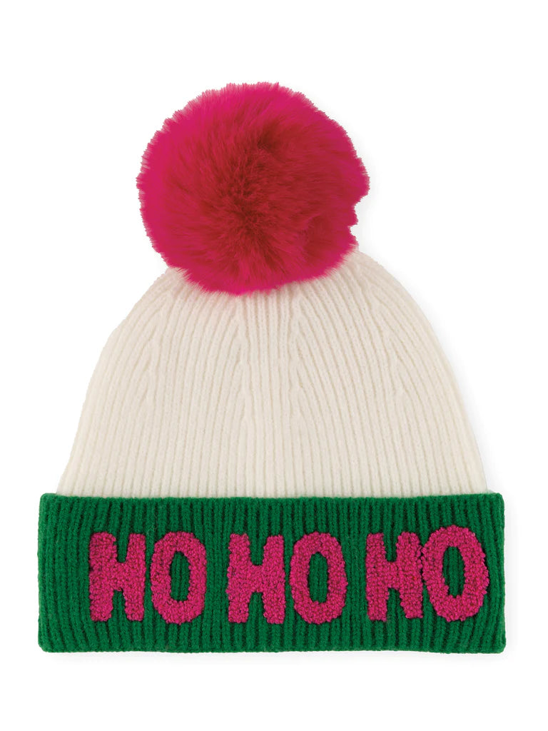 HO HO HO Ivory Hat