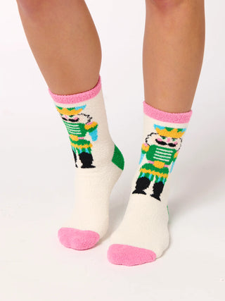 Ivory Nutcracker Socks