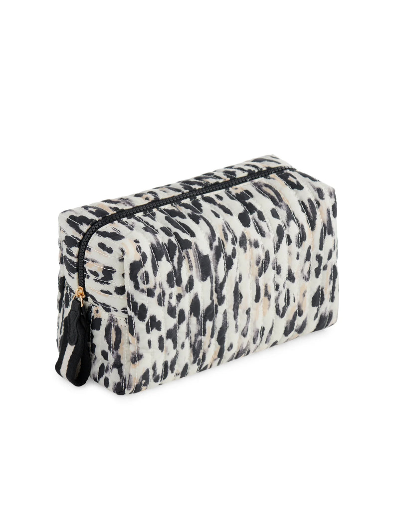 Leopard Lg Boxy Cosmetic Pouch