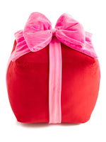 Large Red Gift Box Pillow