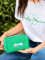 Lucky Charm Sm Zip Pouch - Green