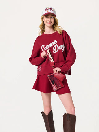 Maroon Spectator Wristlet - J.A. Whitney