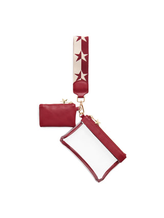 Maroon Spectator Wristlet - J.A. Whitney