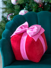 Medium Red Gift Box Pillow