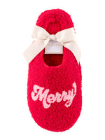 Merry Merry Slippers - S/M