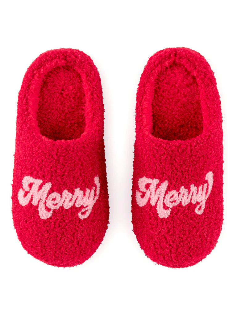 Merry Merry Slippers - S/M