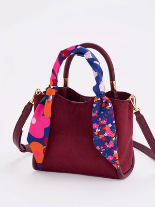 Navy Floral Twilly Scarf - J.A. Whitney