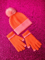 Orange Touchscreen Gloves