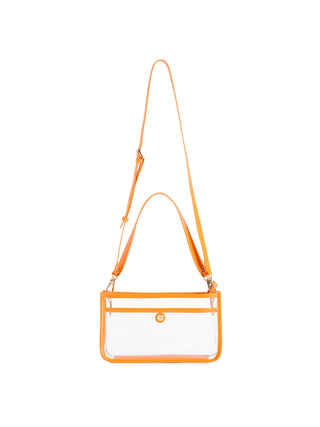 Orange Spectator Shoulder Bag by Shiraleah