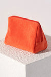 Orange Terry Zip Pouch - Personalization Included