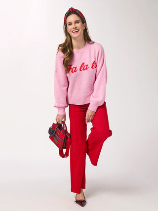 Pink Fa La La Sweater — alternate view by Shiraleah