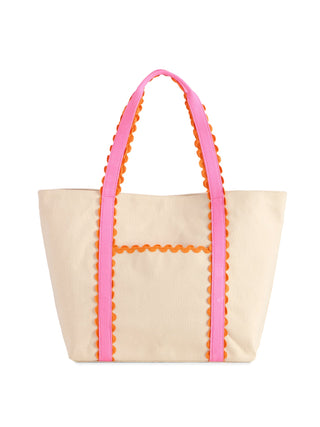 Pink Poppy Tote - Personalization Included