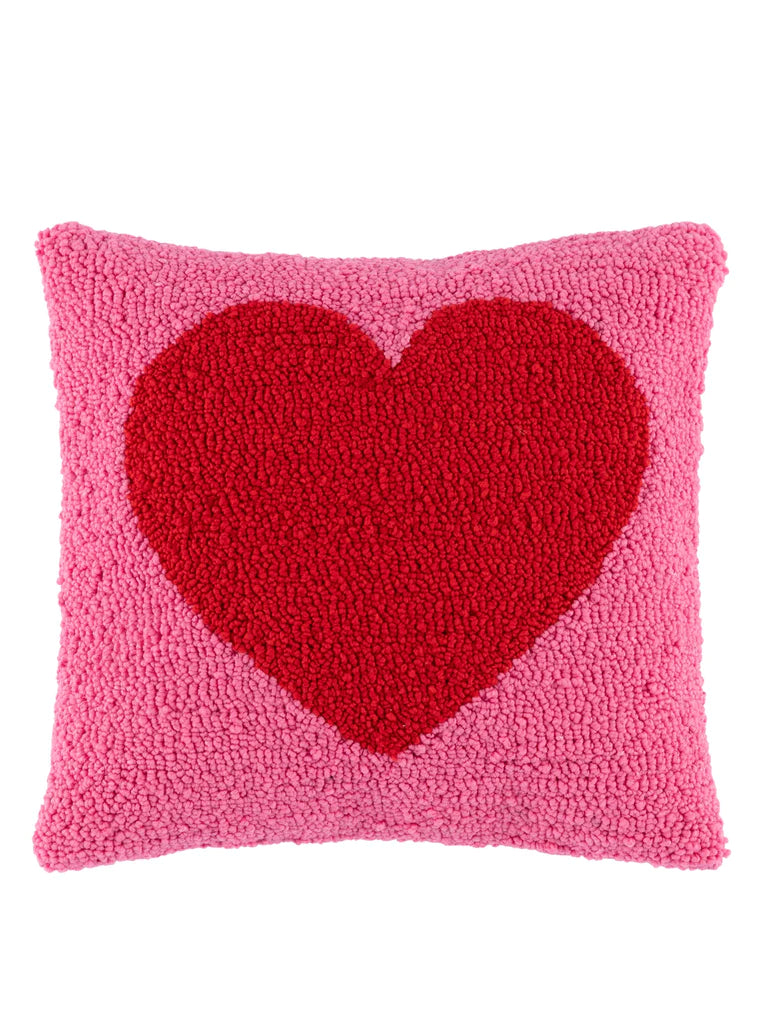 Pink & Red Heart Pillow