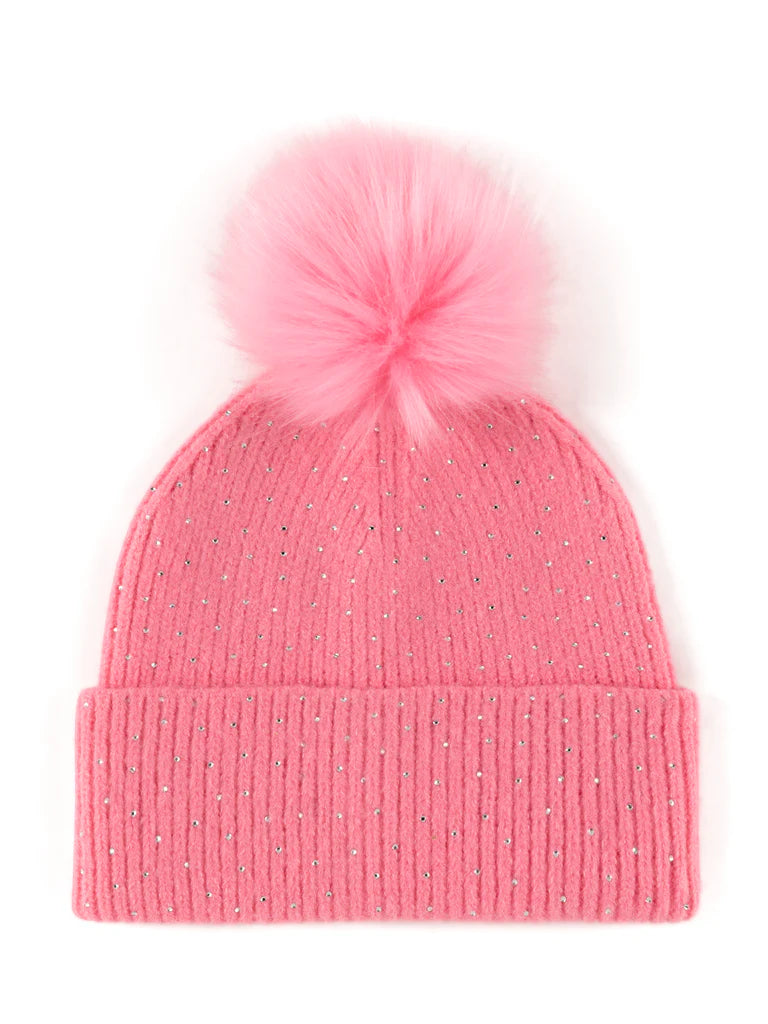 Pink w/ Rhinestones Hat