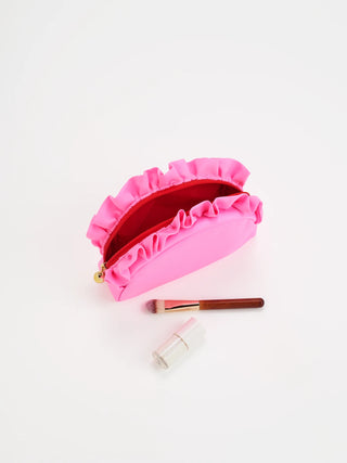 Pink Ruffle Small Pouch (Personalization Included)