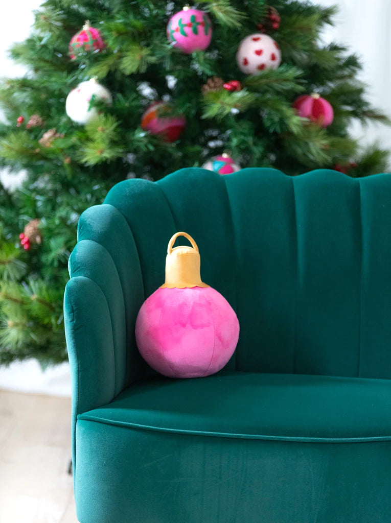 Pink Small Bauble Pillow