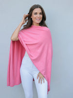 Pink Travel Poncho