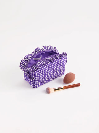 Purple Small Lucy Zip Pouch by Shiraleah