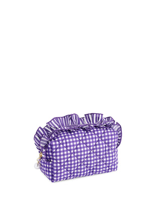 Purple Small Lucy Zip Pouch by Shiraleah