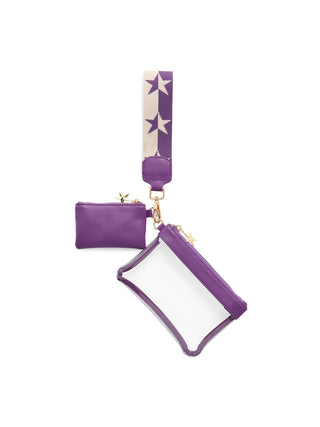 Purple Spectator Wristlet - J.A. Whitney