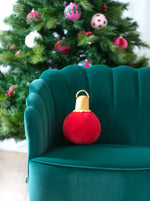 Red Small Bauble Pillow