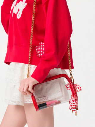 Red Cheer Gameday Bag Charm and Key Ring by Shiraleah