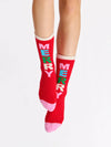 Red Merry Socks