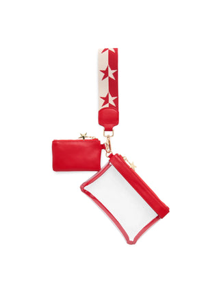 Red Spectator Wristlet - J.A. Whitney