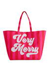 Red Very Merry Tote