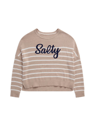 Tan Salty Relaxed Fit Sweater