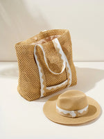 Sand Antigua Tote & Hat Set