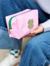 Shamrock Small Zip Pouch - Pink