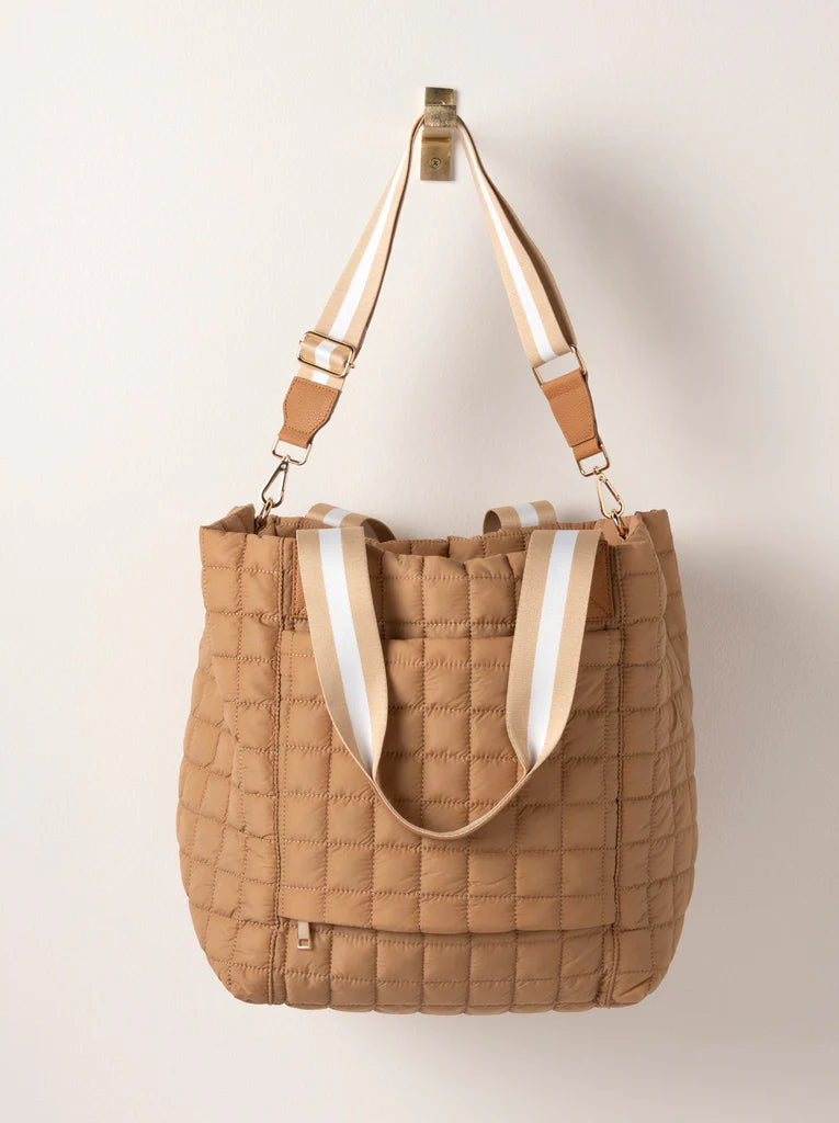 Tan Travel Tote