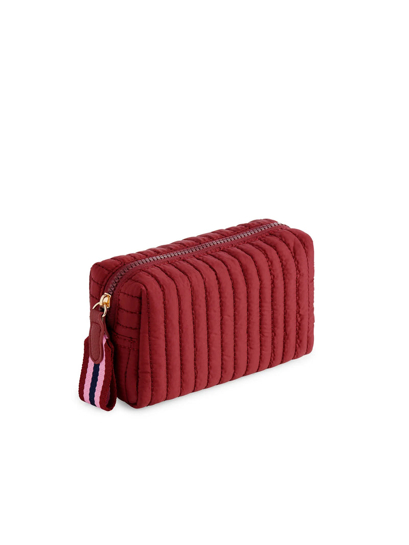 Wine Sm Boxy Cosmetic Pouch