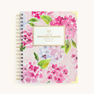 Blushed Hydrangea Spiral Weekly Planner - J.A. Whitney