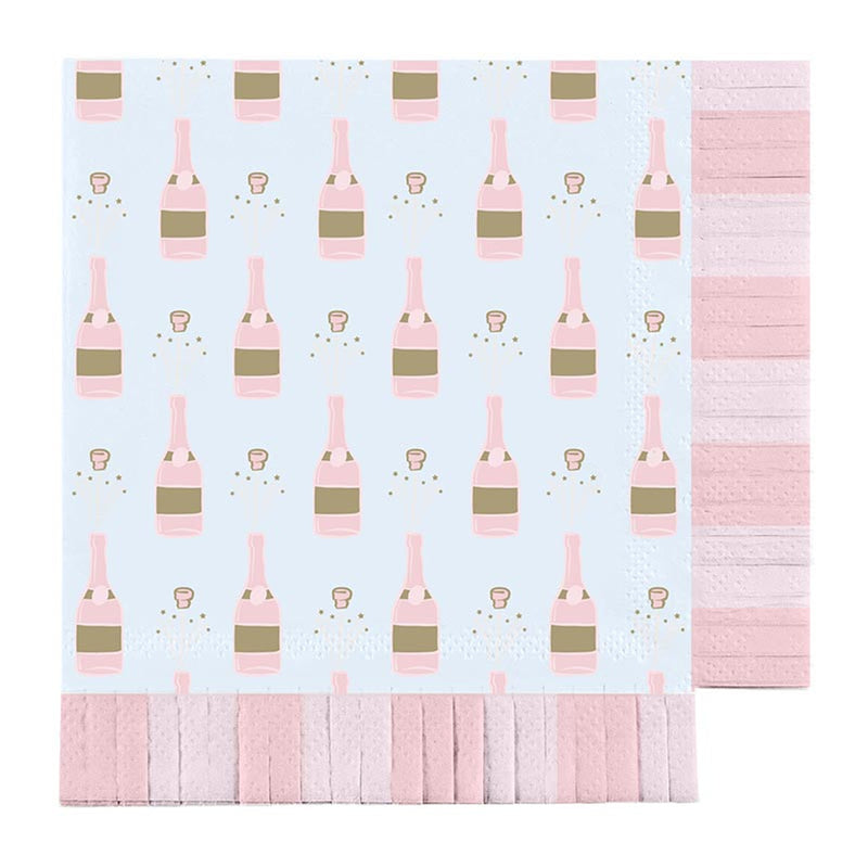 Champagne Pattern Cocktail Napkins