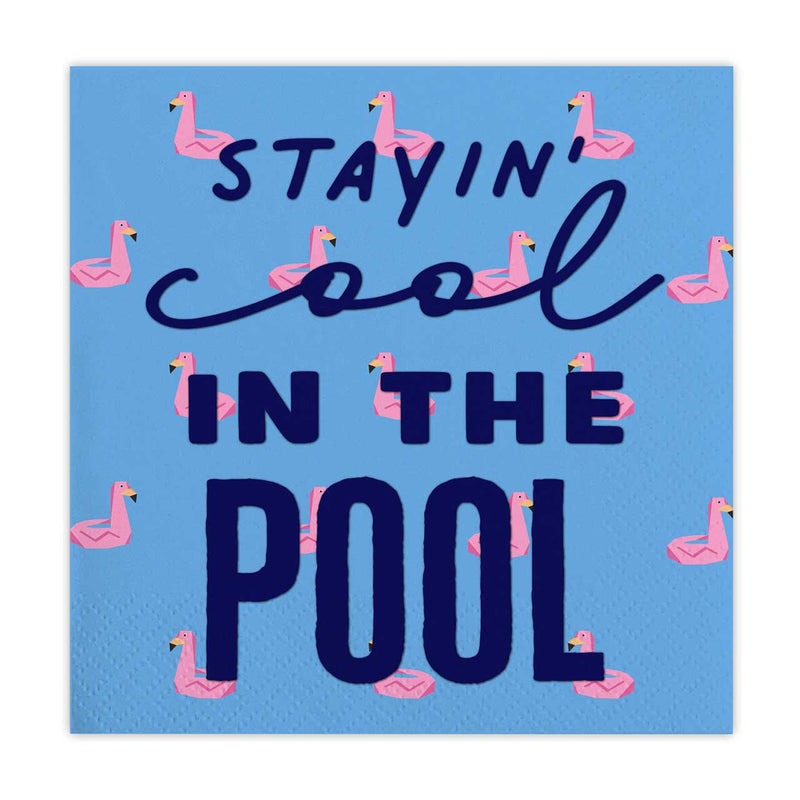 Cool in the Pool Cocktail Napkins