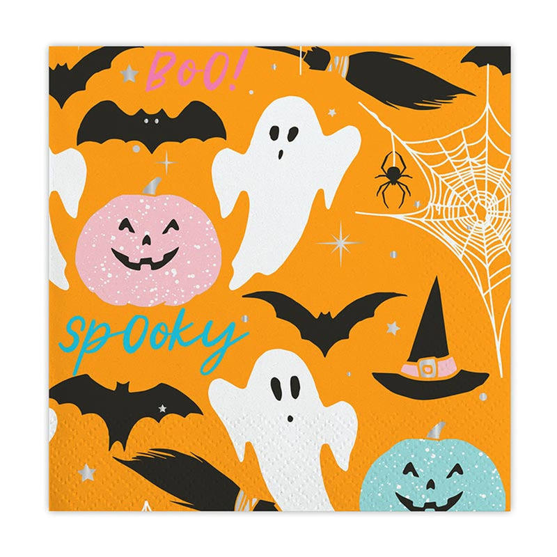 Halloween Multi-color Cocktail Napkins