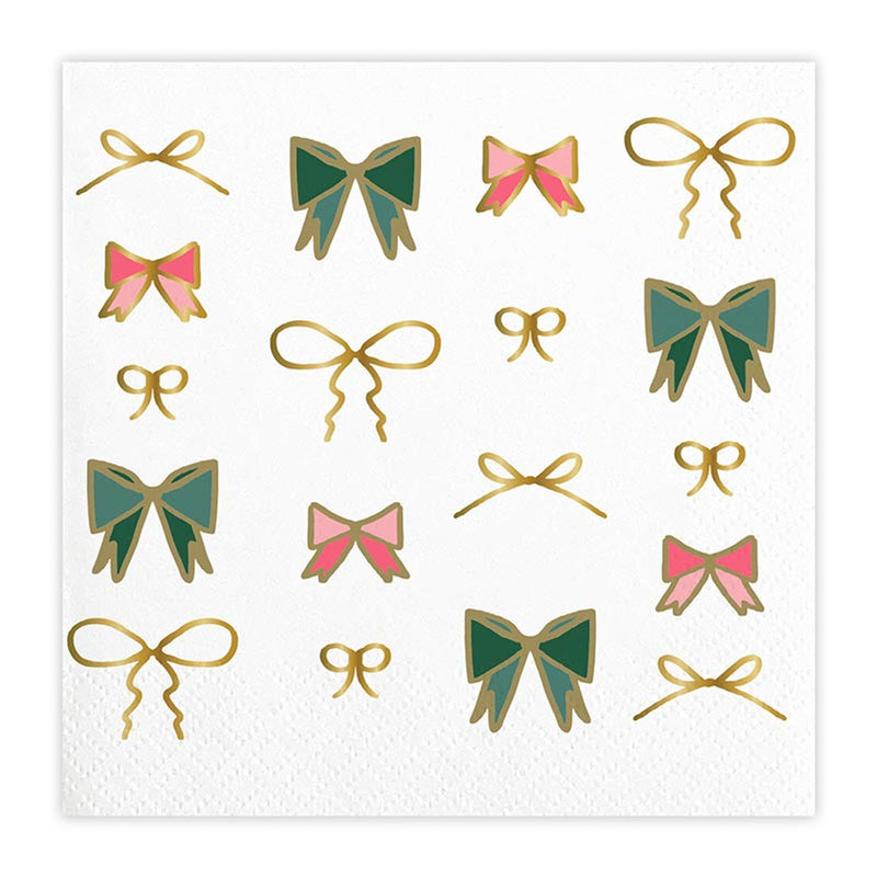 Knots & Bows Foil Napkins